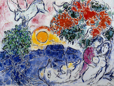 chagall sole giallo