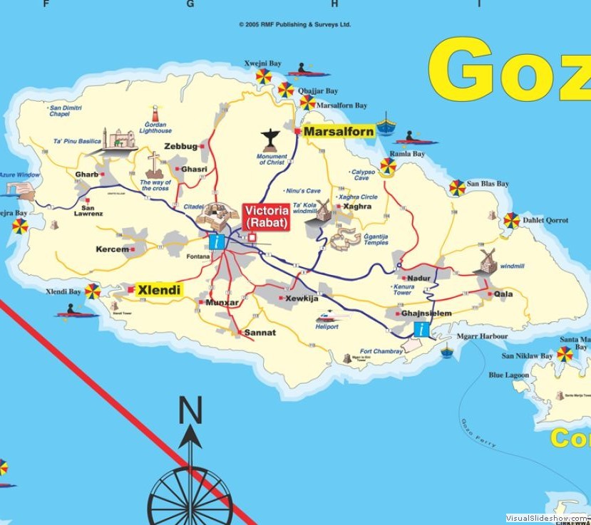 mappa gozo